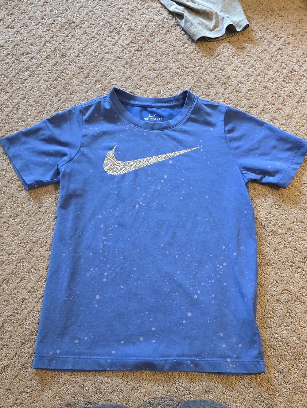 Nike Blue Short-Sleeve Tee Boys S